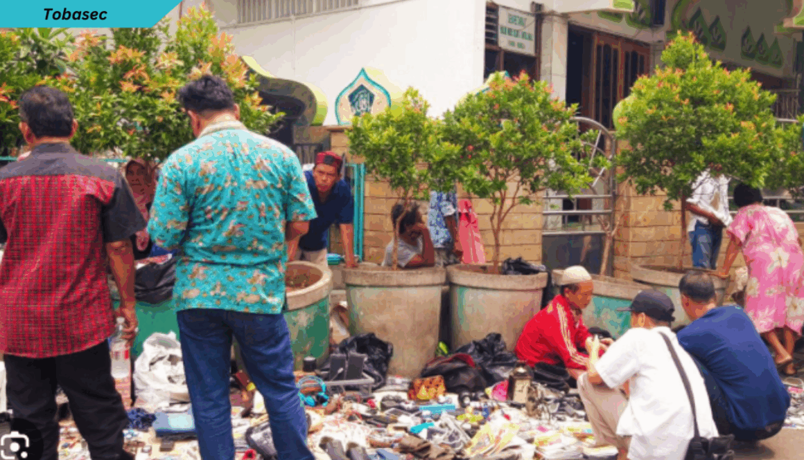 ilustrasi Aktivitas Jual Beli Barang Bekas ilustrasi Aktivitas Jual Beli Barang Bekas